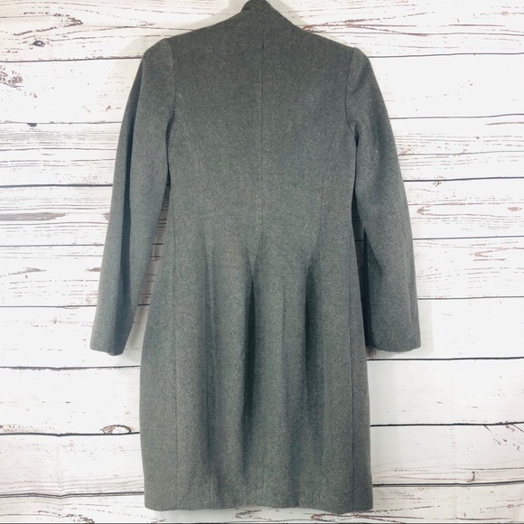 Stella McCartney Wool Blend Grey Coat 0/XS - Picture 6 of 8